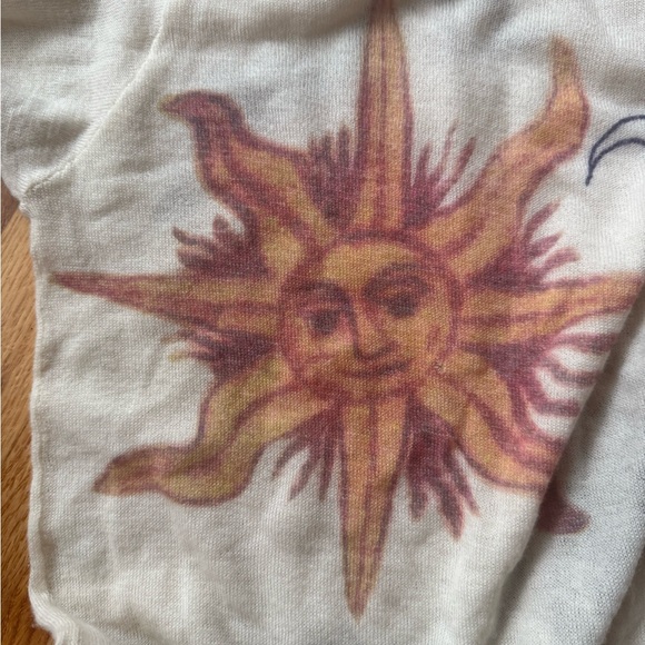 Autumn Cashmere Multicolor Graphic Crew Neck Sweater - Picture 11 of 12